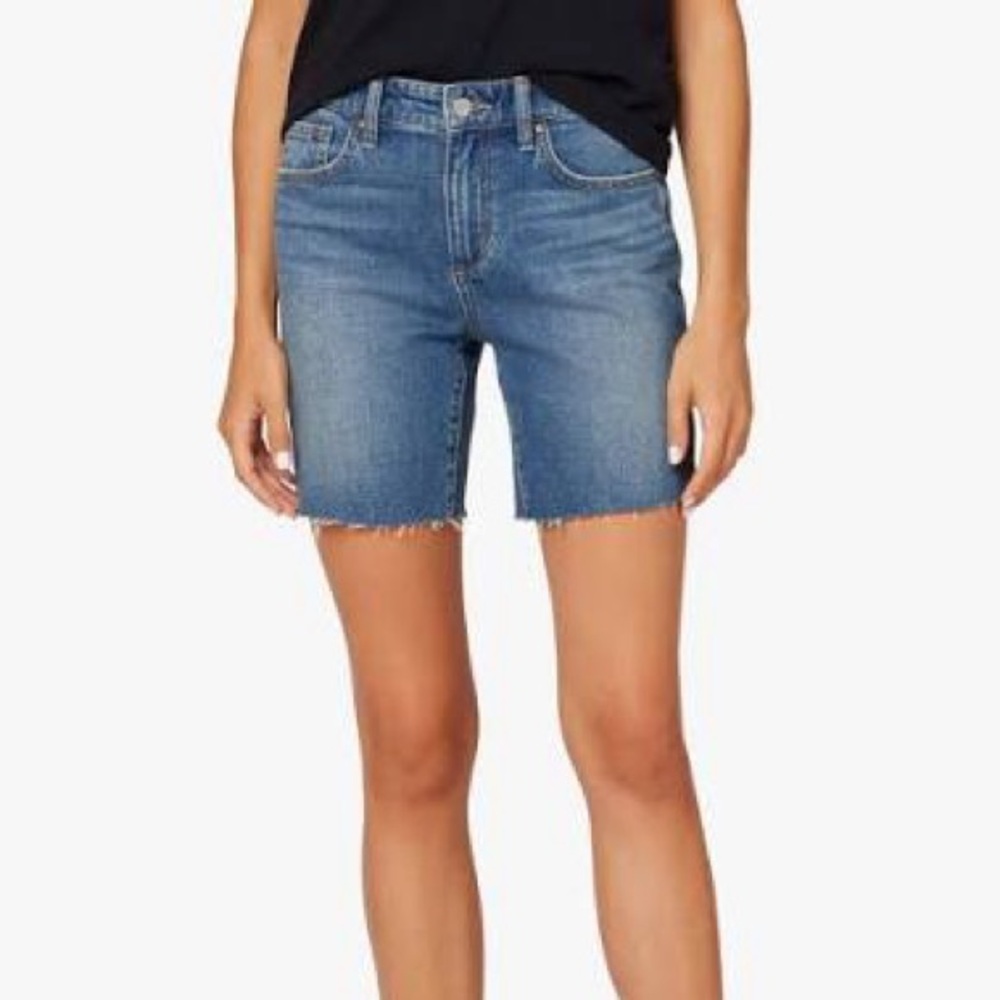 Joe's Jeans Easy Raw Hem Bermuda Shorts NWT size 31